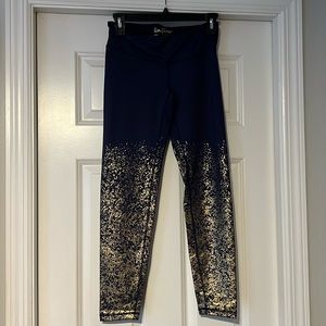 Lilly Pulitzer Gold Detailed Luxletic Legging